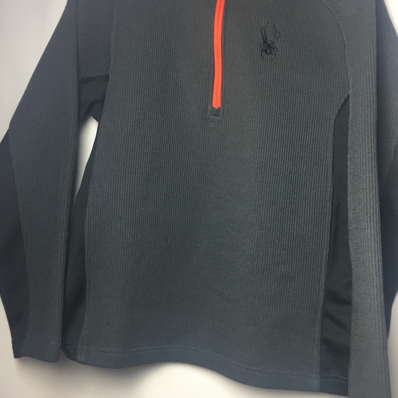 Spyder Men’s 1/4 Zip Long Sleeve Pullover - Picture 7 of 7